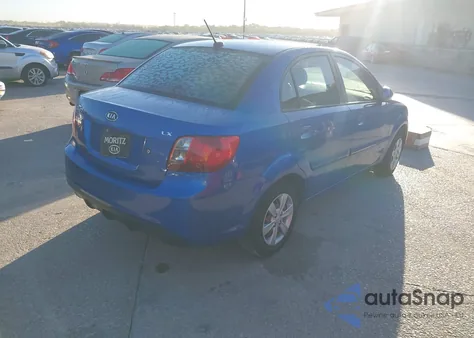 2010 Kia Rio Lx from USA, damaged, VIN KNADH4A37A6659974